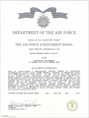 Air Force Achievement Medal