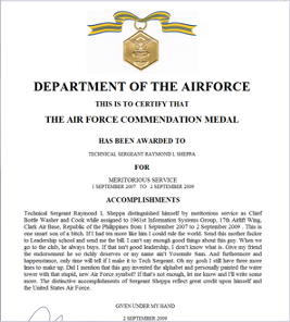 Air Force Commendation Medal